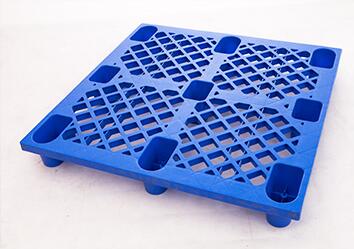 【西雙版納九腳網(wǎng)格塑料托盤倉(cāng)庫(kù)堆貨塑料墊板】- 