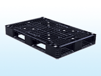 供應最平1525深圳塑料卡板,九腳托盤,黑色塑料地臺板